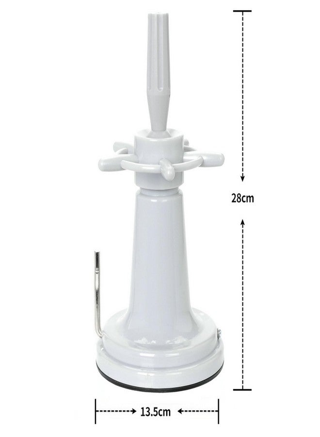 FUTAI Strong Grip Suction Cup Mannequin Head Stand Adjustable Wig Holder with Stable Vacuum Base Perfect for Hairdresser Tabletop Styling Braiding Practice Salon Display Fits All Styrofoam Foam Canvas Heads - Image 4